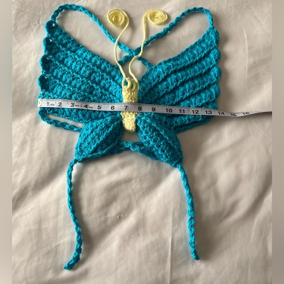 LOVELY BUTTERFLY CROCHET TOP - Picture 9 of 12